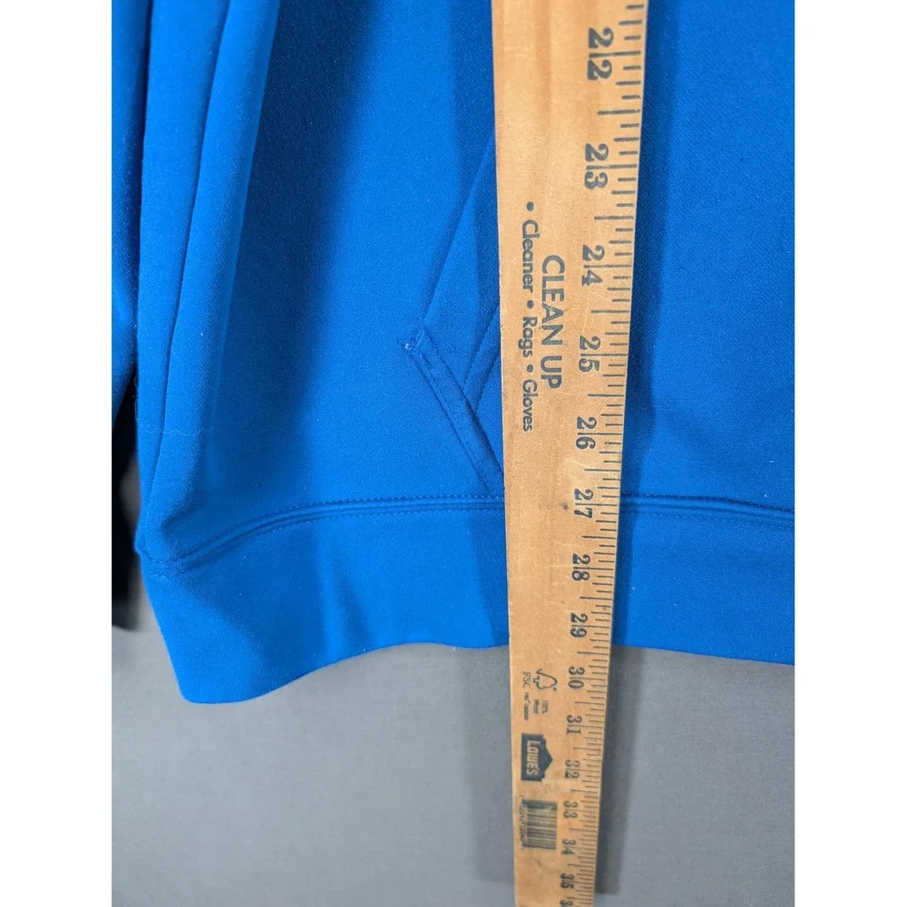 The North Face Mens Blue Logo Pullover Hoodie Sweatshirt XL
